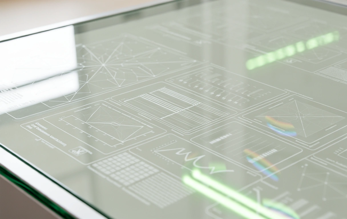 Abstract data visual